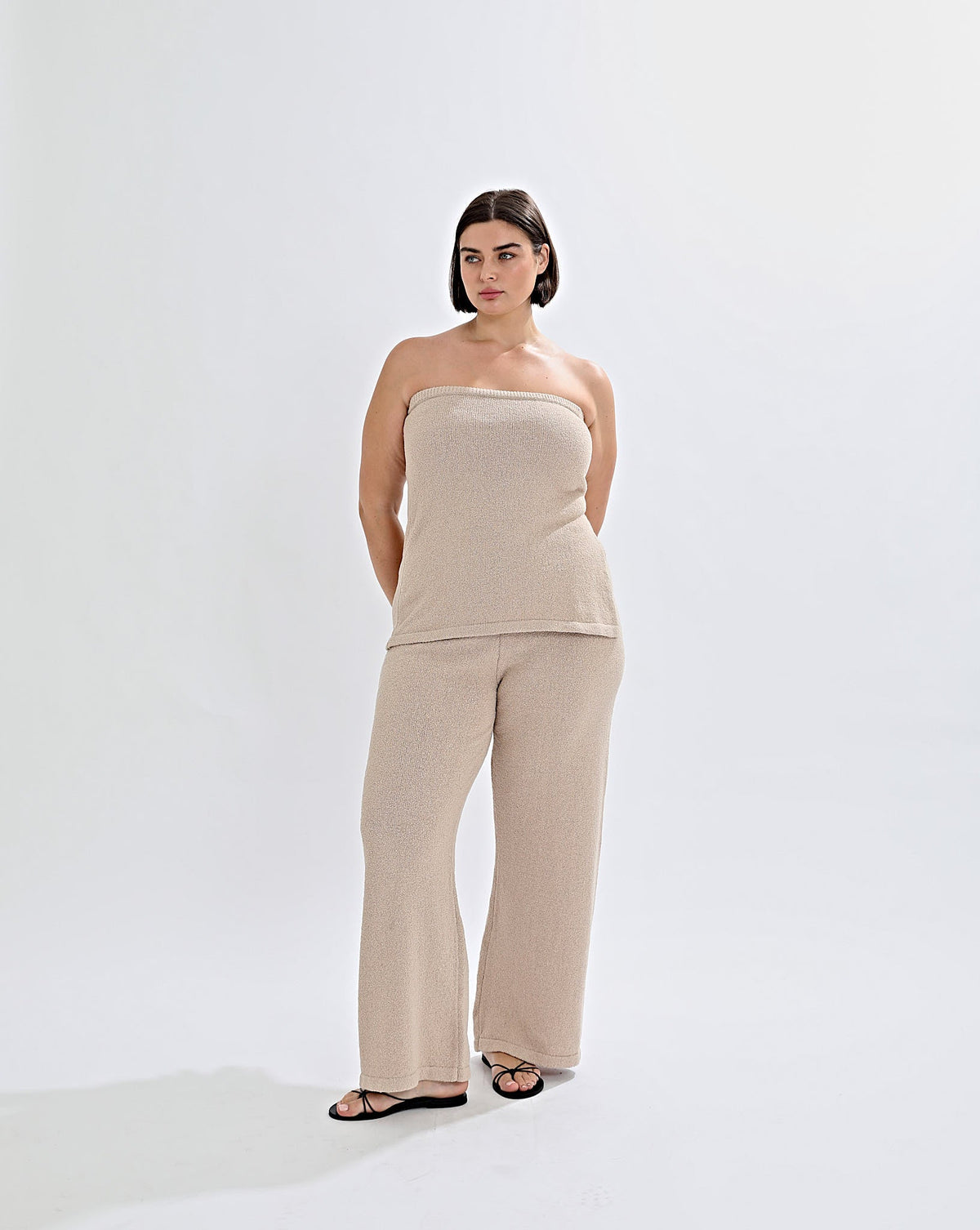 Juno Knit Pants Sand